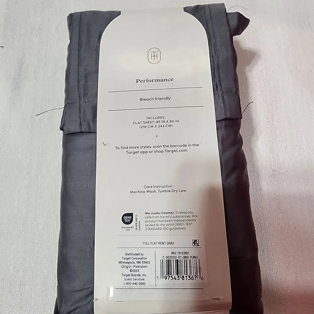 Threshold W85'' x L96'' performance flat sheets